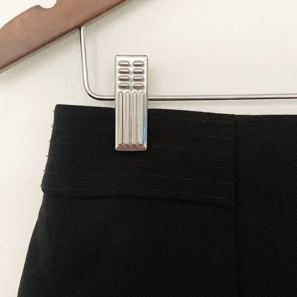 H&M Black Pencil Skirt High Waist Knee Length Size 8 - Picture 4 of 9